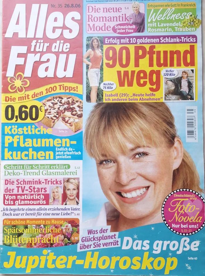 Titel von Alles für die Frau, Ausgabe 35 aus dem Jahr 2006